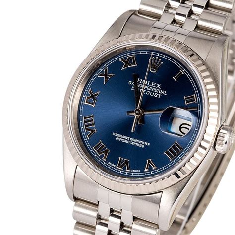 rolex ref 16234 blue dial|rolex 16234 for sale.